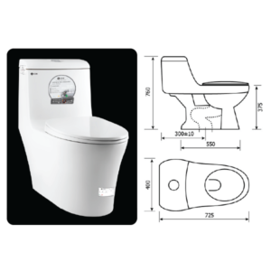 Bệt két liền trắng TC-BL001