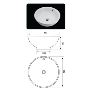 Chậu dương bàn tròn TC-CD210